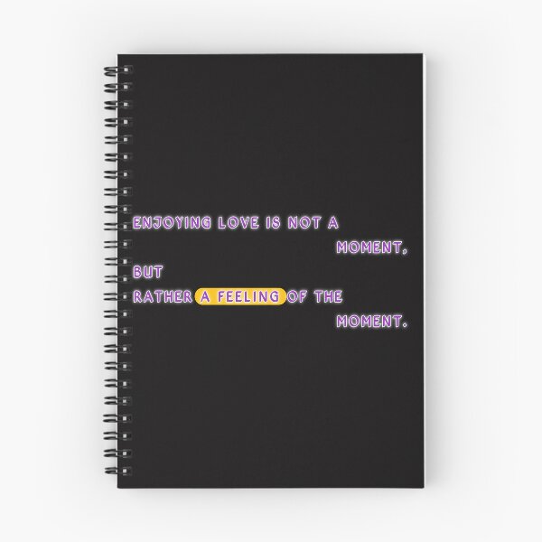 Item preview, Enjoying love is not a moment, but rather a feeling of the moment. designed and sold by Aiyinyangart.