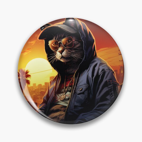 Item preview, Cat | Hip Hop style designed and sold by ComicsFactory.