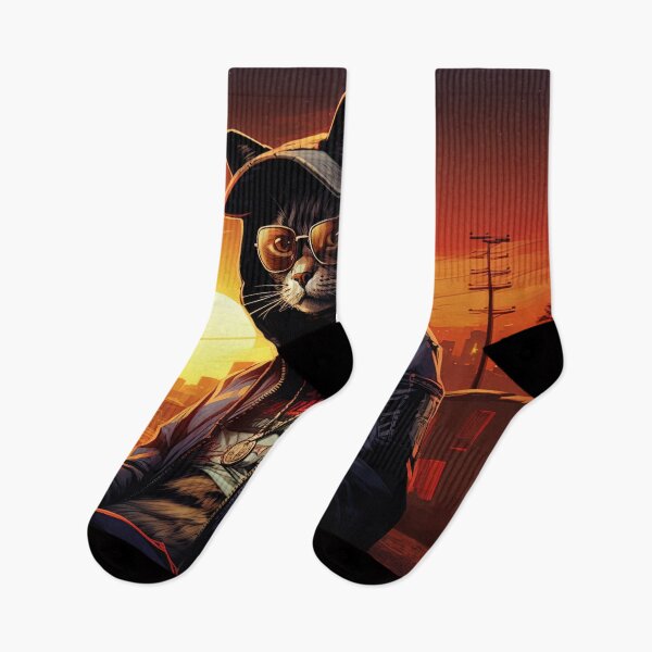 Item preview, Cat | Hip Hop style designed and sold by ComicsFactory.