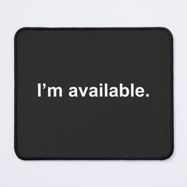 Item preview, I'm Available Single dating status designed and sold by minimaldshop.