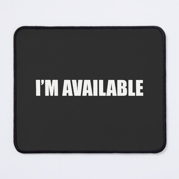 Item preview, I'm Available Single dating status designed and sold by minimaldshop.