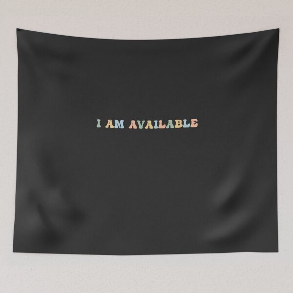 Item preview, I'm Available Single dating status designed and sold by minimaldshop.