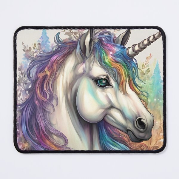 Item preview, Cute Unicorn Head, Rainbow Unicorn Art For Unicorn Fans designed and sold by haRexia.
