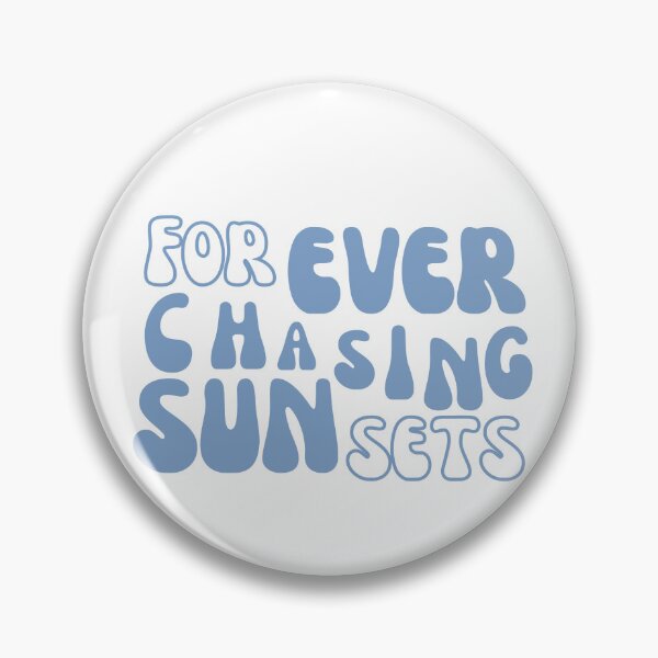 Item preview, Font with Forever chasing sunsets, surfer shirt designed and sold by stayfreshbyme.