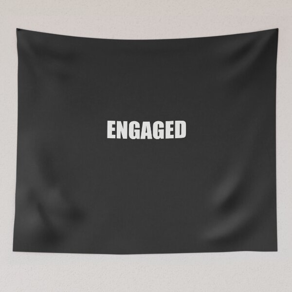 Item preview, Engaged dating status designed and sold by minimaldshop.