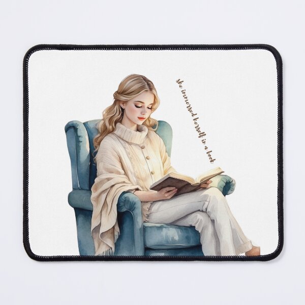Item preview, She immersed herself in a book designed and sold by SpicyOne.