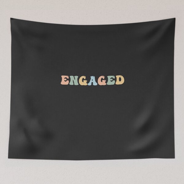 Item preview, Engaged dating status designed and sold by minimaldshop.