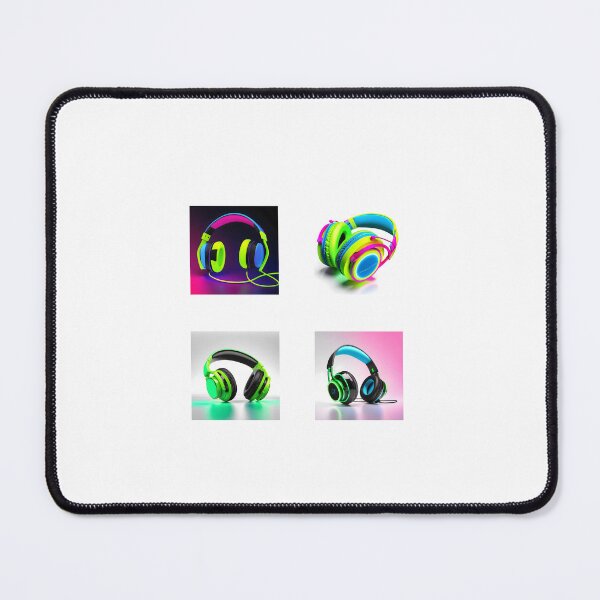 Item preview, Neon headphones pack bundle designed and sold by Inspirationmotivation.