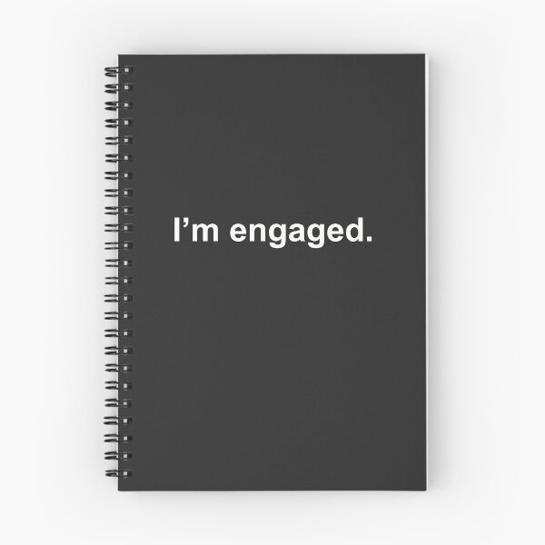 Item preview, I'm Engaged dating status designed and sold by minimaldshop.