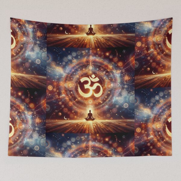 Item preview, Copy of Spiritual Cosmos Harmony Om Meditation Mantra designed and sold by omrclr.