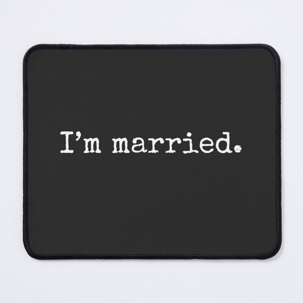 Item preview, I'm Married marital status designed and sold by minimaldshop.