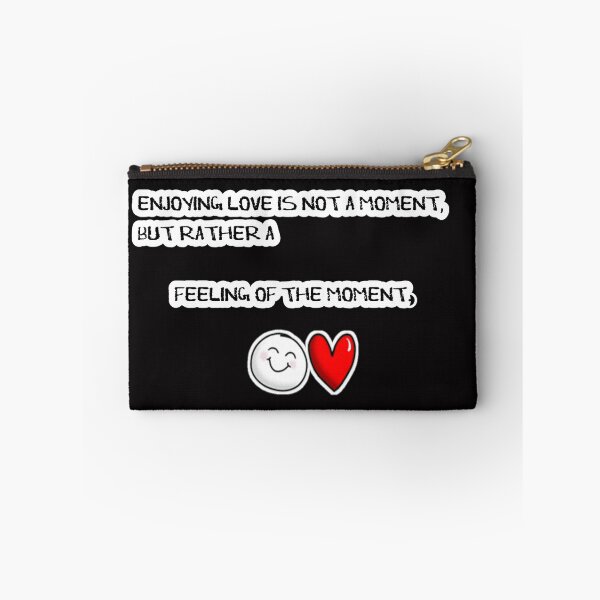 Item preview, Enjoying love is not a moment, but rather a feeling of the moment. designed and sold by Aiyinyangart.