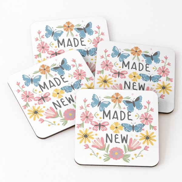 Item preview, Made New: Butterfly and Floral Renewal Christian Design designed and sold by HahaHandlesHub.