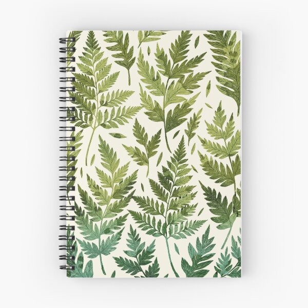 Item preview, Green ferns botanical illustration for plant lovers designed and sold by helga-wigandt.