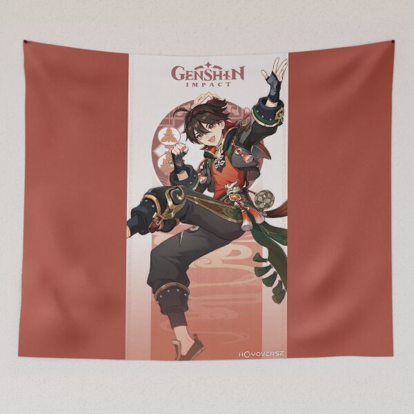 Item preview, Genshin Impact - Gaming Character Official Poster designed and sold by Krimsy.
