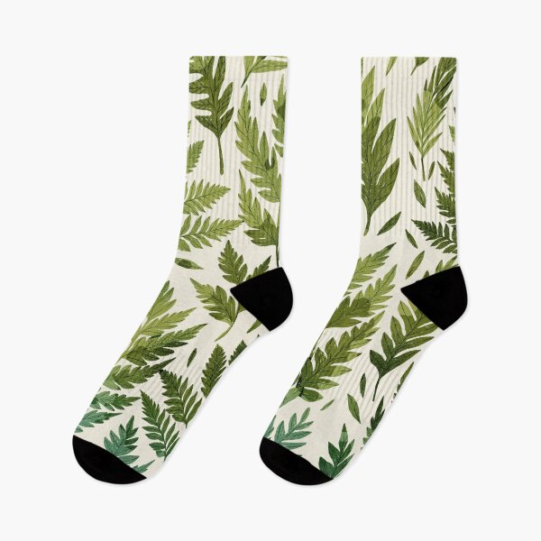 Item preview, Green ferns botanical illustration for plant lovers designed and sold by helga-wigandt.