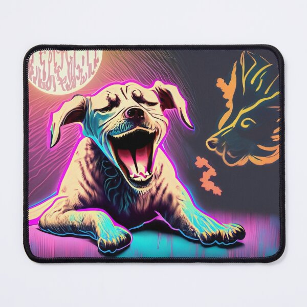 Item preview, Dog Stretched Morning Yawn designed and sold by petsfromweb.