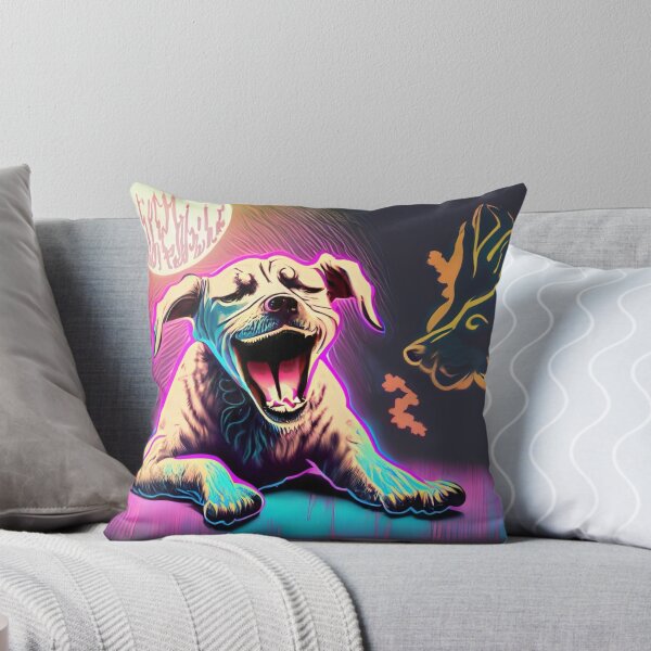 Item preview, Dog Stretched Morning Yawn designed and sold by petsfromweb.