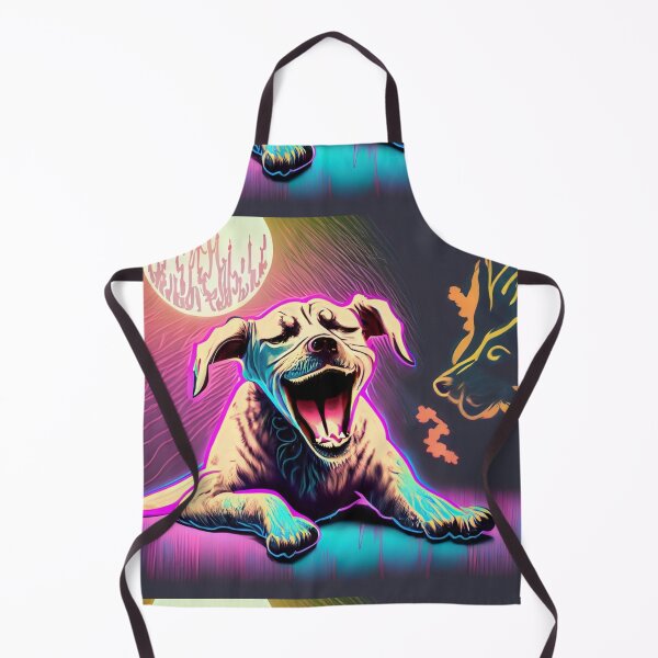 Item preview, Dog Stretched Morning Yawn designed and sold by petsfromweb.