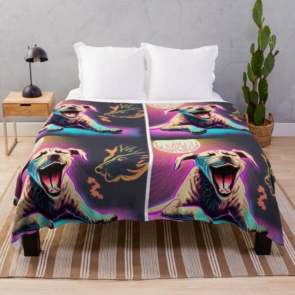 Item preview, Dog Stretched Morning Yawn designed and sold by petsfromweb.