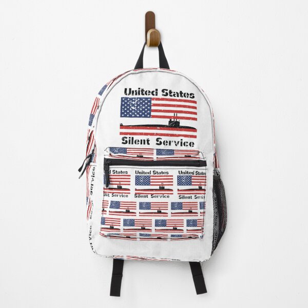 Item preview, United States Silent Service Submarine Distressed American Flag 2023B designed and sold by MadMando.