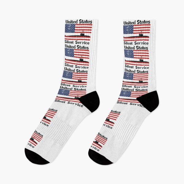 Item preview, United States Silent Service Submarine Distressed American Flag 2023B designed and sold by MadMando.