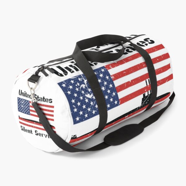 Item preview, United States Silent Service Submarine Distressed American Flag 2023B designed and sold by MadMando.