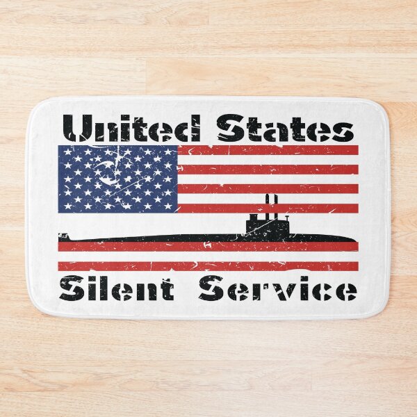 Item preview, United States Silent Service Submarine Distressed American Flag 2023B designed and sold by MadMando.