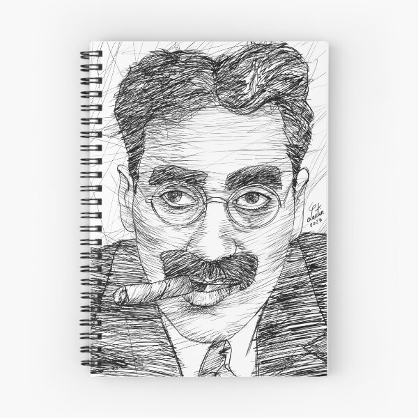 Item preview, GROUCHO MARX ink portrait .2 designed and sold by lautir.