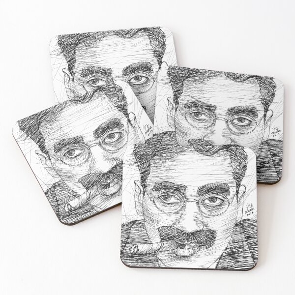 Item preview, GROUCHO MARX ink portrait .2 designed and sold by lautir.