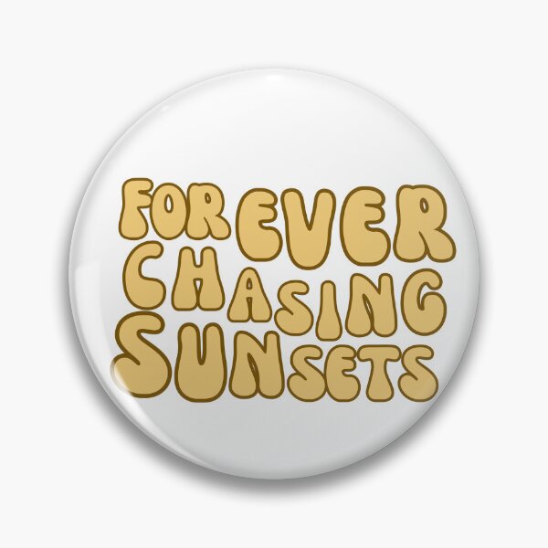 Item preview, Font with Forever chasing sunsets, vintage surfer shirt designed and sold by stayfreshbyme.