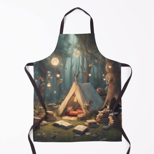 Item preview, Bookish Camping in the Forest designed and sold by InkDrinker23.