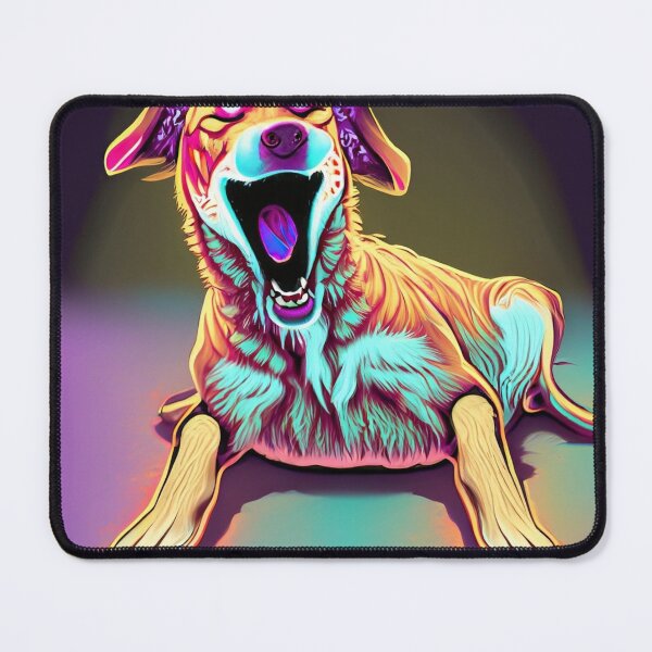 Item preview, Dog Stretched Morning Yawn designed and sold by petsfromweb.