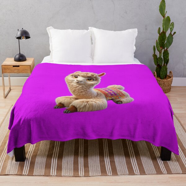 Item preview, Cute and adorable Llama or Alpaca with Peruvian rug on the back. No. 2 designed and sold by Nathalymx.