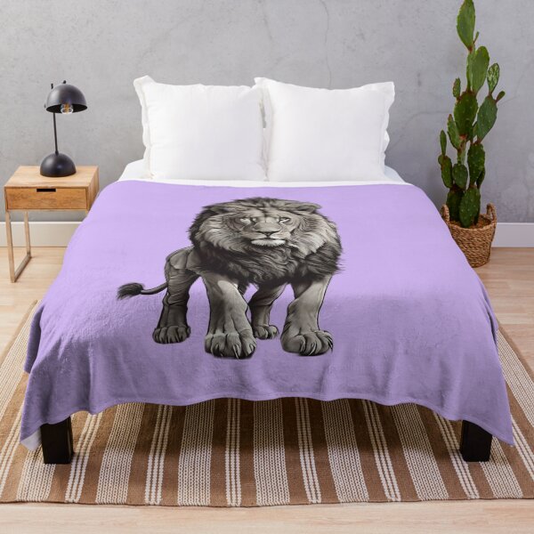 Item preview, African lion tattoo design designed and sold by Promarkets.