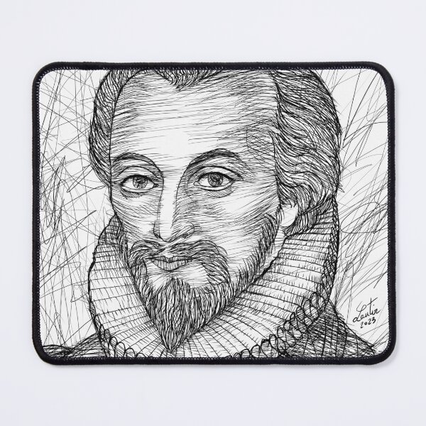 Item preview, JOHN DONNE ink portrait designed and sold by lautir.