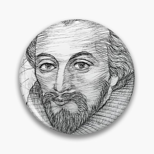 Item preview, JOHN DONNE ink portrait designed and sold by lautir.