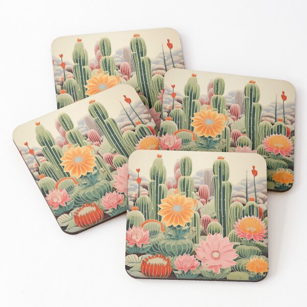 Item preview, Prickly Paradise: Vibrant Cactus Garden designed and sold by Woop Woop .