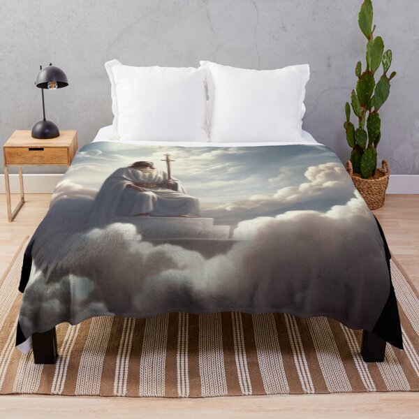 Item preview, Faith Based Artwork Religious Christian Beliefs Meeting God in Heaven B149-10 designed and sold by MPCFICTION.