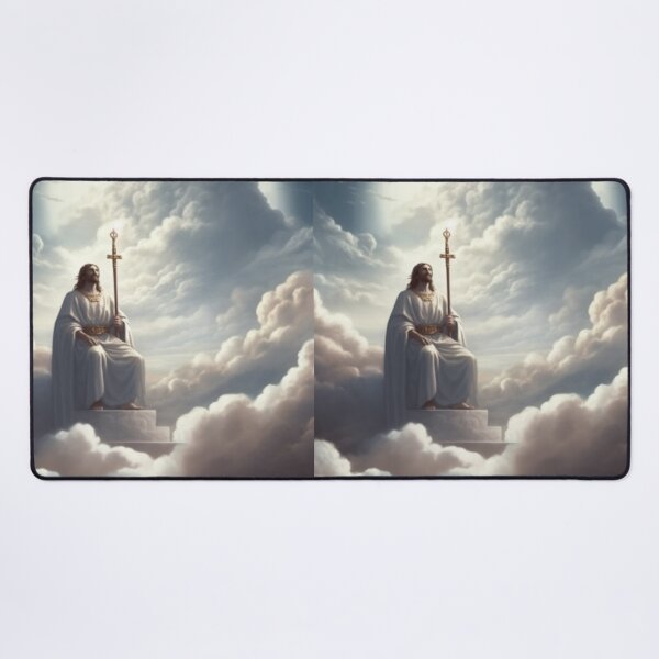 Item preview, Faith Based Artwork Religious Christian Beliefs Meeting God in Heaven B149-10 designed and sold by MPCFICTION.