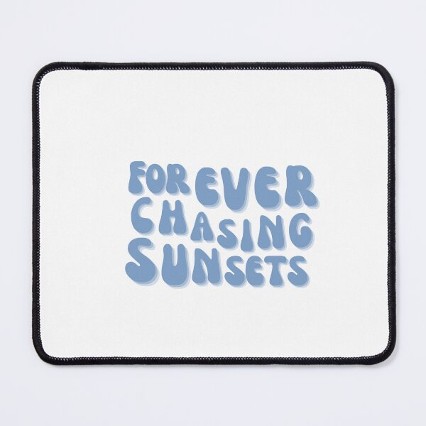 Item preview, Font with Forever chasing sunsets, vintage surfer shirt designed and sold by stayfreshbyme.
