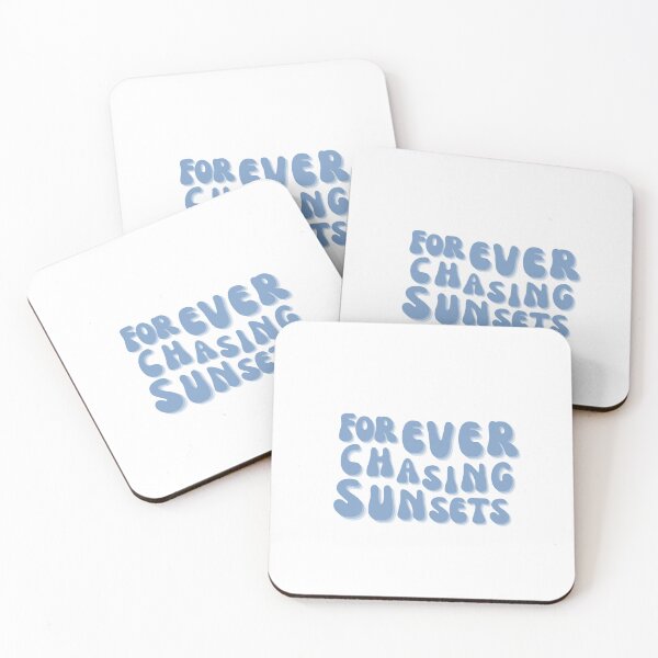 Item preview, Font with Forever chasing sunsets, vintage surfer shirt designed and sold by stayfreshbyme.