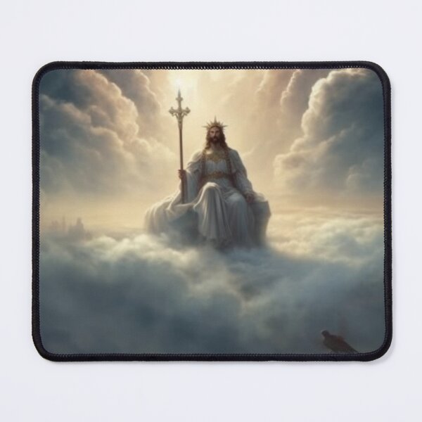 Item preview, Faith Based Artwork Religious Christian Beliefs Meeting God in Heaven B149-11 designed and sold by MPCFICTION.