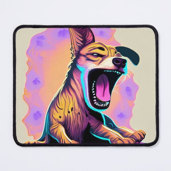 Item preview, Dog Stretched Morning Yawn designed and sold by petsfromweb.