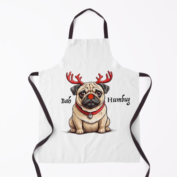 Item preview, Christmas Pug Cartoon designed and sold by RailtonArt.