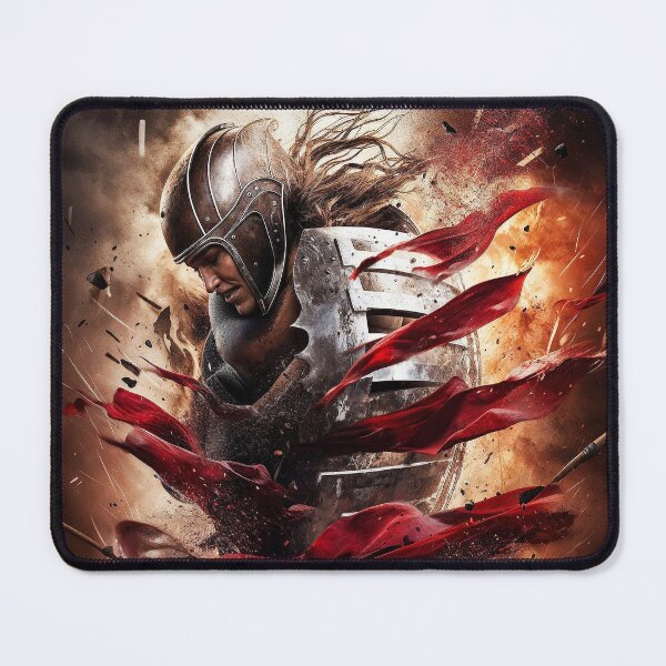 Item preview, In the Midst of Mayhem The Warrior's Charge designed and sold by soulofalion.