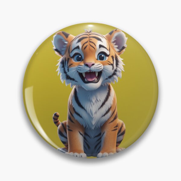 Item preview, Smiling Cute Tiger designed and sold by modernaarte.