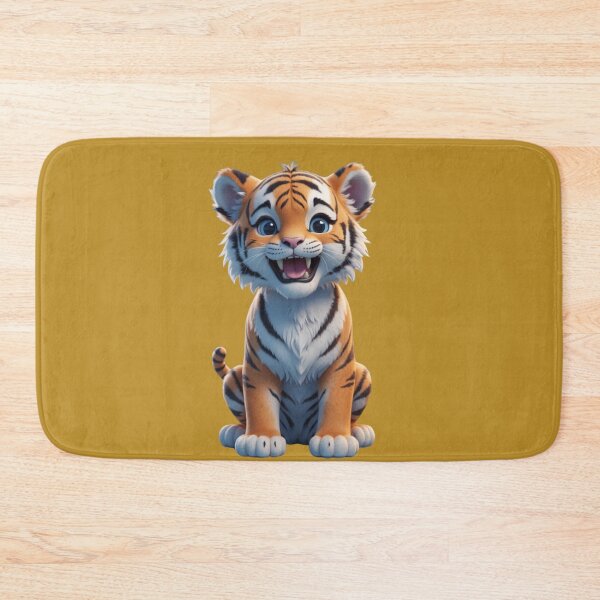 Item preview, Smiling Cute Tiger designed and sold by modernaarte.
