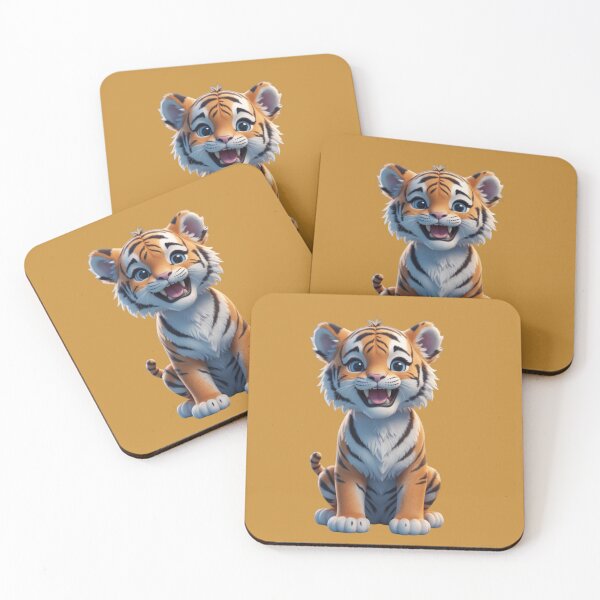 Item preview, Smiling Cute Tiger designed and sold by DreamPrint Collective.
