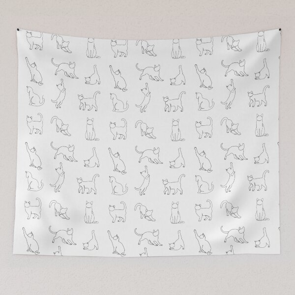 Item preview, Cat One Line Art - Cat Lovers designed and sold by patternjp.